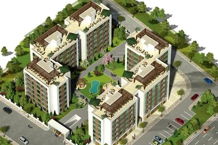 Gelecek Realist Tuzla, Tuzla — dış cephe görselleştirmesi
