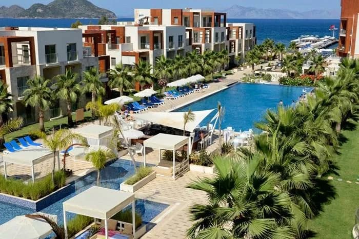 Sundance Residences, Bodrum Kadıkalesi — dış cephe görselleştirmesi