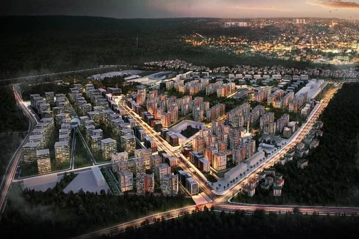 Sur Yapı Antalya, Kepez — dış cephe görselleştirmesi