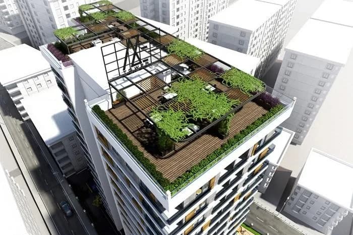 Aze Tower, Ümraniye — dış cephe görselleştirmesi