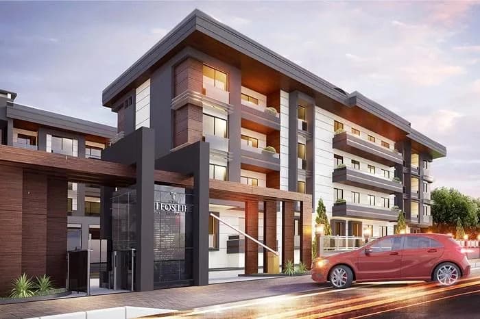 Teos Life Residence, Seferihisar — dış cephe görselleştirmesi