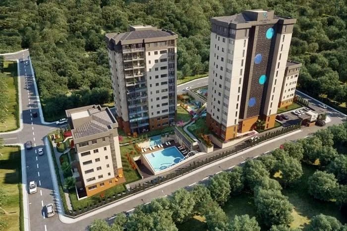 Celestia Life, Sancaktepe — dış cephe görselleştirmesi
