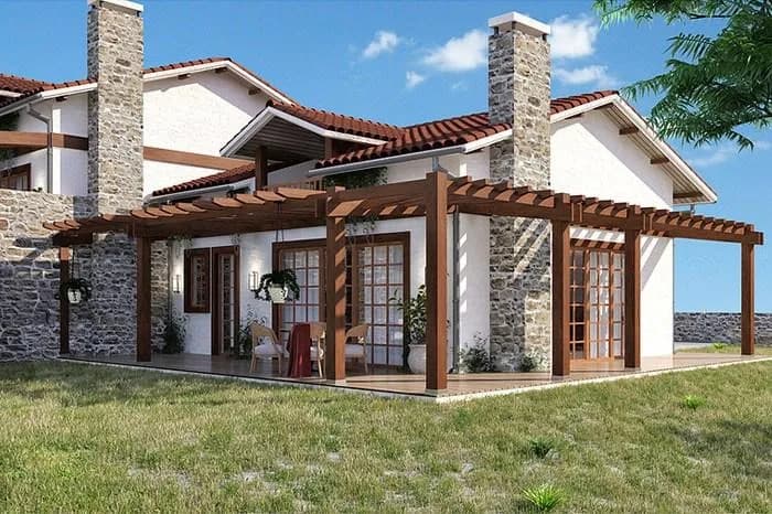 İznik Çiftlik Evleri, İznik — dış cephe görselleştirmesi