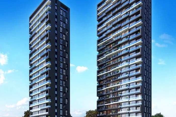 Kontek Düet Çiftehavuzlar, Kadıköy — dış cephe görselleştirmesi