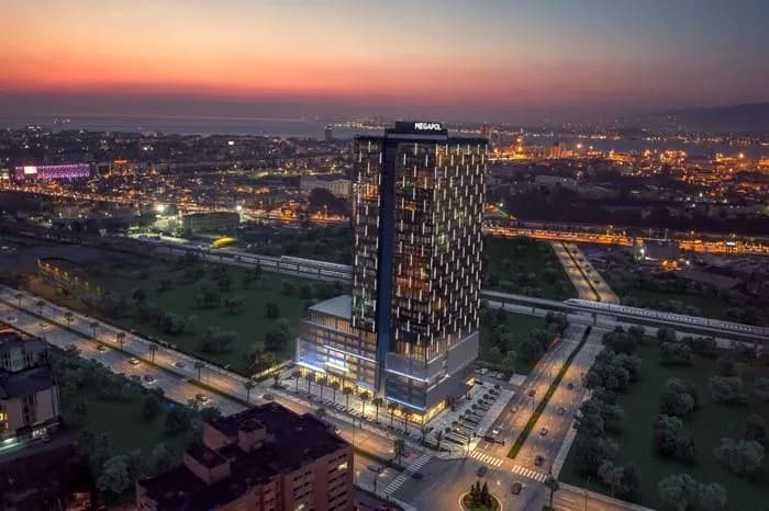 Megapol Çarşı Kule, Konak — dış cephe görselleştirmesi