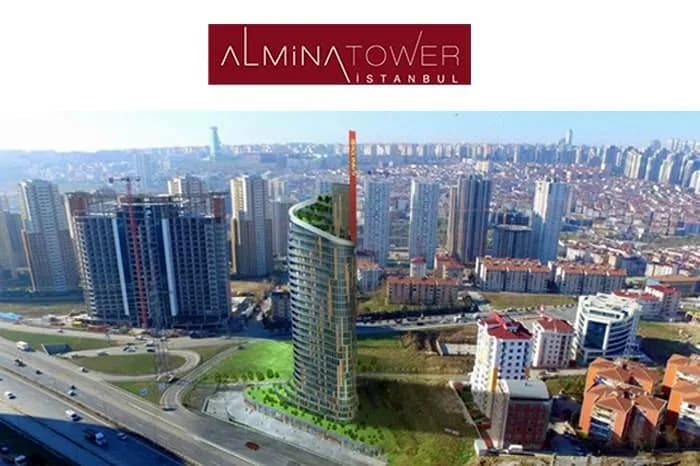 Almina Tower İstanbul, Esenyurt — dış cephe görselleştirmesi
