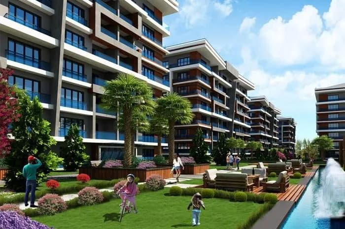 Saklı Vadi Konakları, Beylikdüzü — dış cephe görselleştirmesi