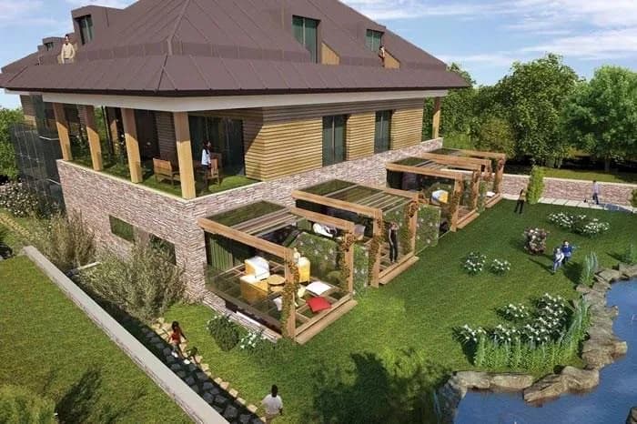 BE-SA Çamlıkonak, Çamlıca — dış cephe görselleştirmesi