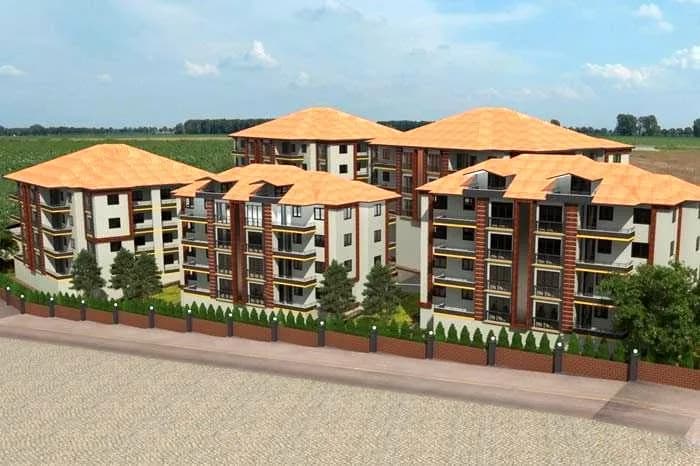 Orion Park Prestige, İnegöl — dış cephe görselleştirmesi