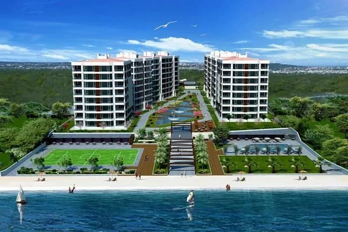 Orna Park Residence, Yomra — dış cephe görselleştirmesi