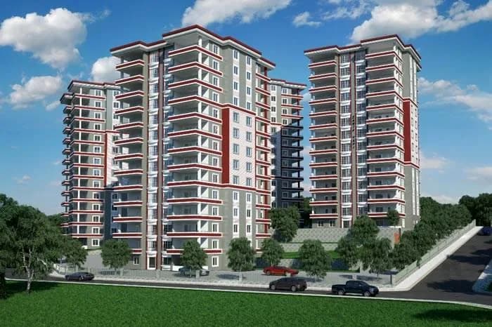 Yeşil Mavi Teras, Şahinbey — dış cephe görselleştirmesi