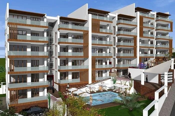 Aksel Teras Evleri, Mudanya — dış cephe görselleştirmesi