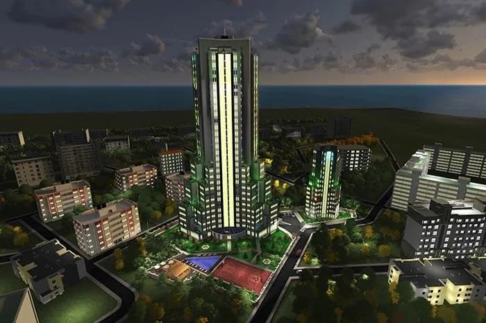 Kartal 101 Residence, Kartal — dış cephe görselleştirmesi