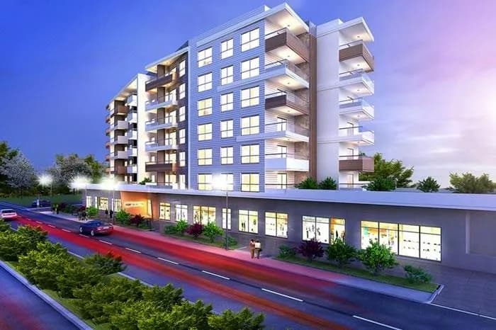 Narpark Residence, Bornova — dış cephe görselleştirmesi
