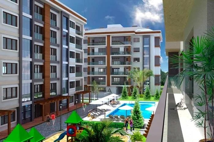 Yaylapark Evleri, Tuzla — dış cephe görselleştirmesi