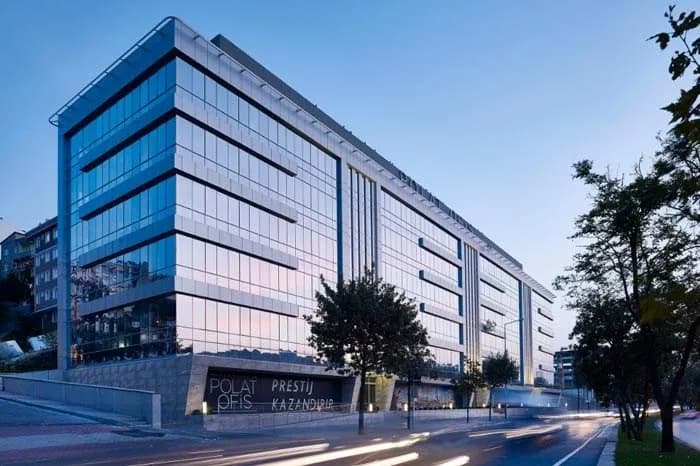 Polat Ofis, Kağıthane — dış cephe görselleştirmesi