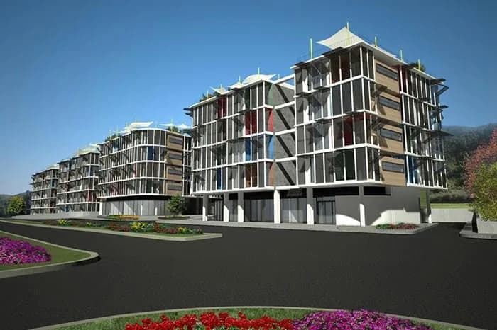 Mulson Yaşam Güzelbahçe, Güzelbahçe — dış cephe görselleştirmesi