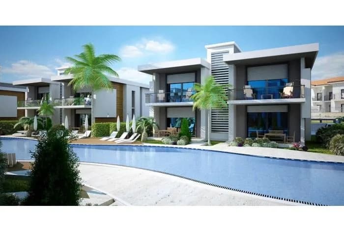 Çevre Gölpark Evleri, Bodrum Türkbükü — dış cephe görselleştirmesi