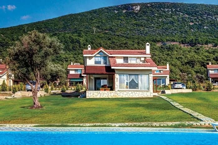 Doğapark Villaları, Urla — dış cephe görselleştirmesi