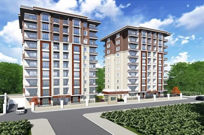 Kestane Park Evleri, Bağcılar — dış cephe görselleştirmesi