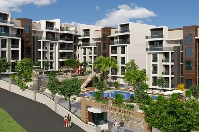 Bağçeşme Modern, İzmit — dış cephe görselleştirmesi