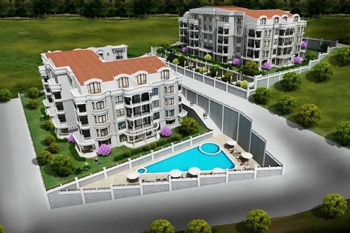 Asrın Sarayları 2, İzmit — dış cephe görselleştirmesi