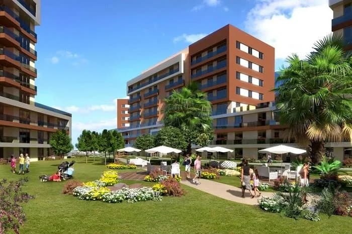 Sur Yapı İdilia, Sultanbeyli — dış cephe görselleştirmesi
