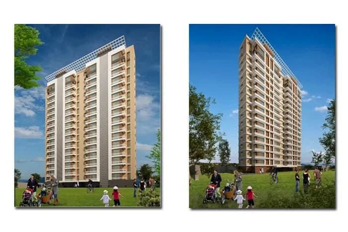 Arya Rezidans, Ümraniye — dış cephe görselleştirmesi
