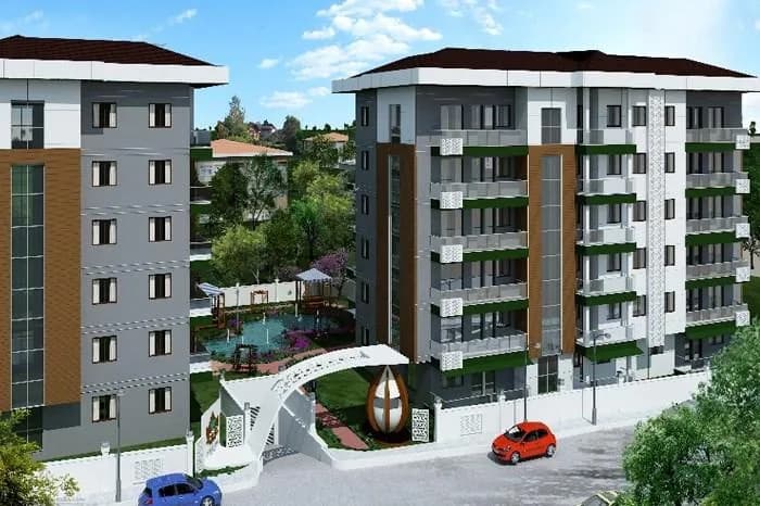 Ayşegül Park Evleri, Tuzla — dış cephe görselleştirmesi