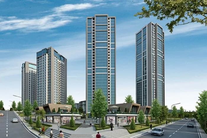 Metropark Towers, Halkalı — dış cephe görselleştirmesi