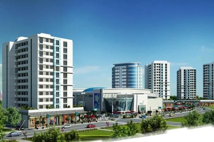 Olimpa Park Konutları, Başakşehir — dış cephe görselleştirmesi
