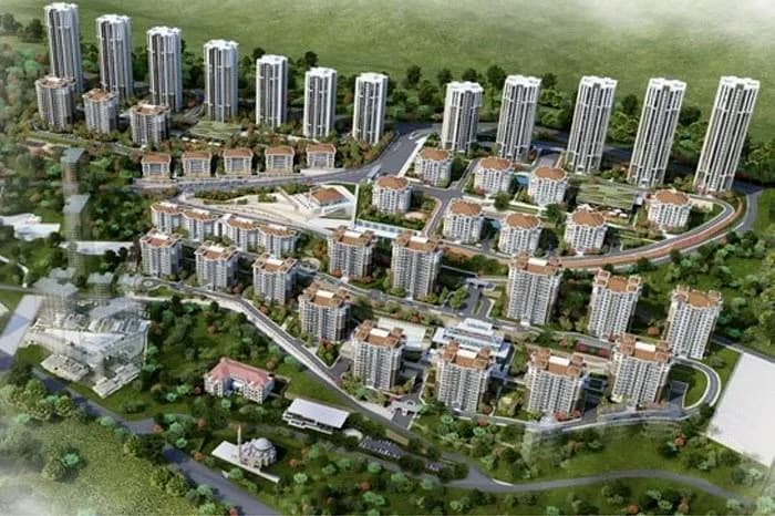 Vaditepe Bahçeşehir, Bahçeşehir — dış cephe görselleştirmesi