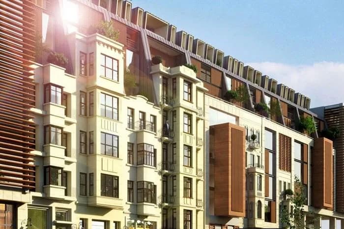 Taksim 360, Beyoğlu — dış cephe görselleştirmesi