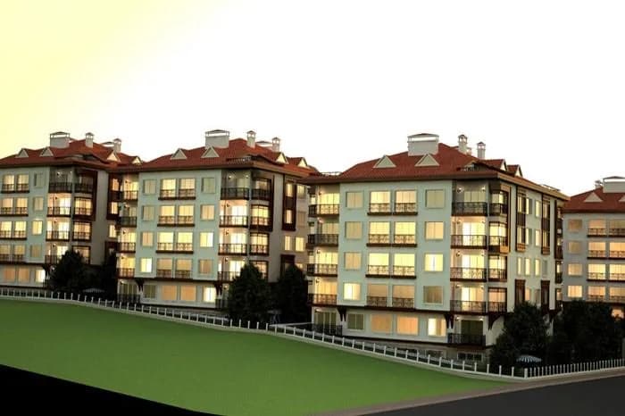 Asmalı Park Konakları, Beylikdüzü — dış cephe görselleştirmesi