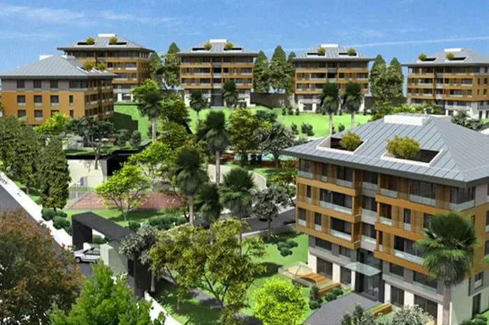 Koru Konakları, Otağtepe — dış cephe görselleştirmesi