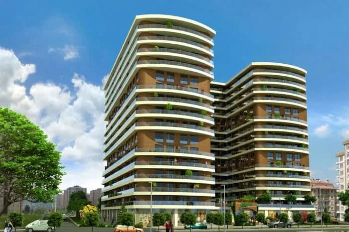 Önay Garden Residence, Esenyurt — dış cephe görselleştirmesi