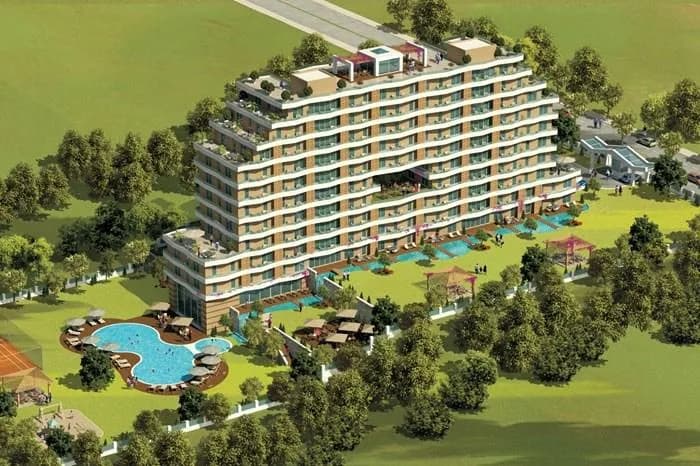 Greenlife Residence, Kurtköy — dış cephe görselleştirmesi
