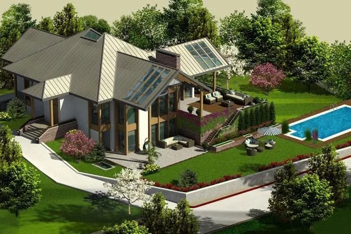 Valle Lacus, Büyükçekmece — dış cephe görselleştirmesi