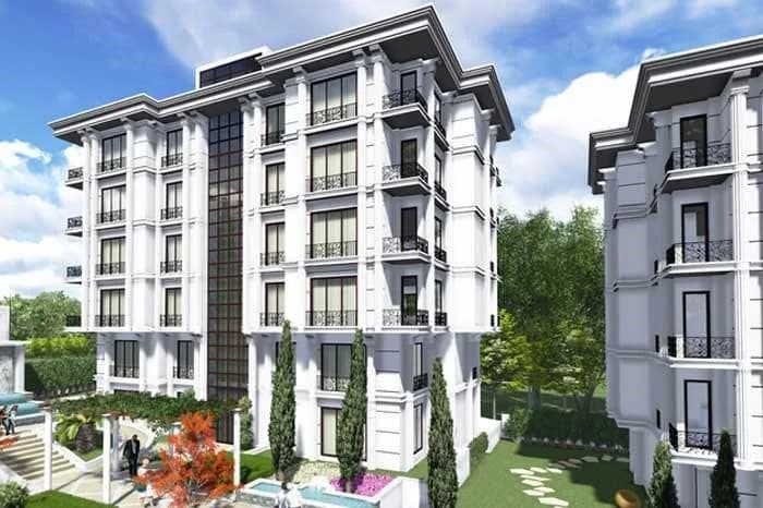 Altın Vadi Konakları, Beylikdüzü — dış cephe görselleştirmesi