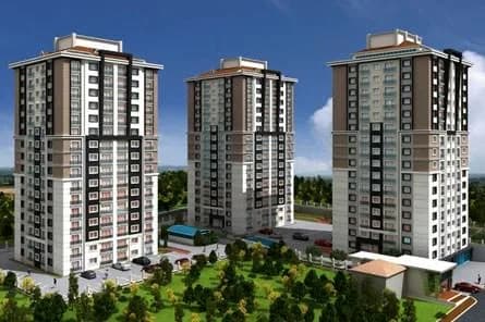 Aris Park Residence, Beylikdüzü — dış cephe görselleştirmesi