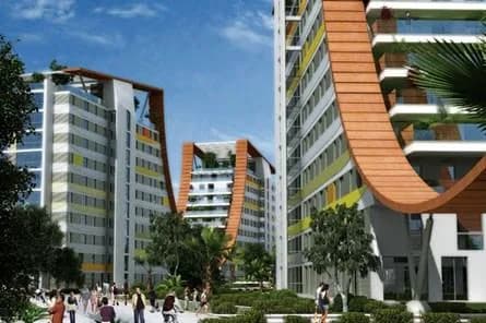 Kentplus Newport, Kurtköy — dış cephe görselleştirmesi