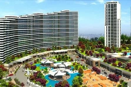 Ağaoğlu My World Europe, Başakşehir — dış cephe görselleştirmesi