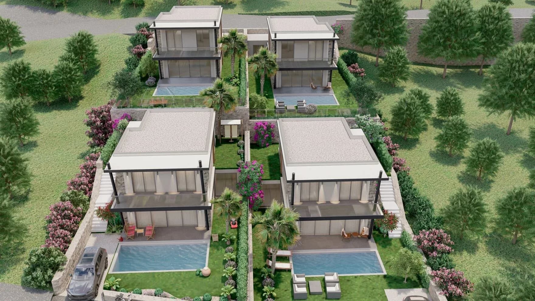 Acropol Down Town, Bodrum — dış cephe görselleştirmesi · 4. görsel