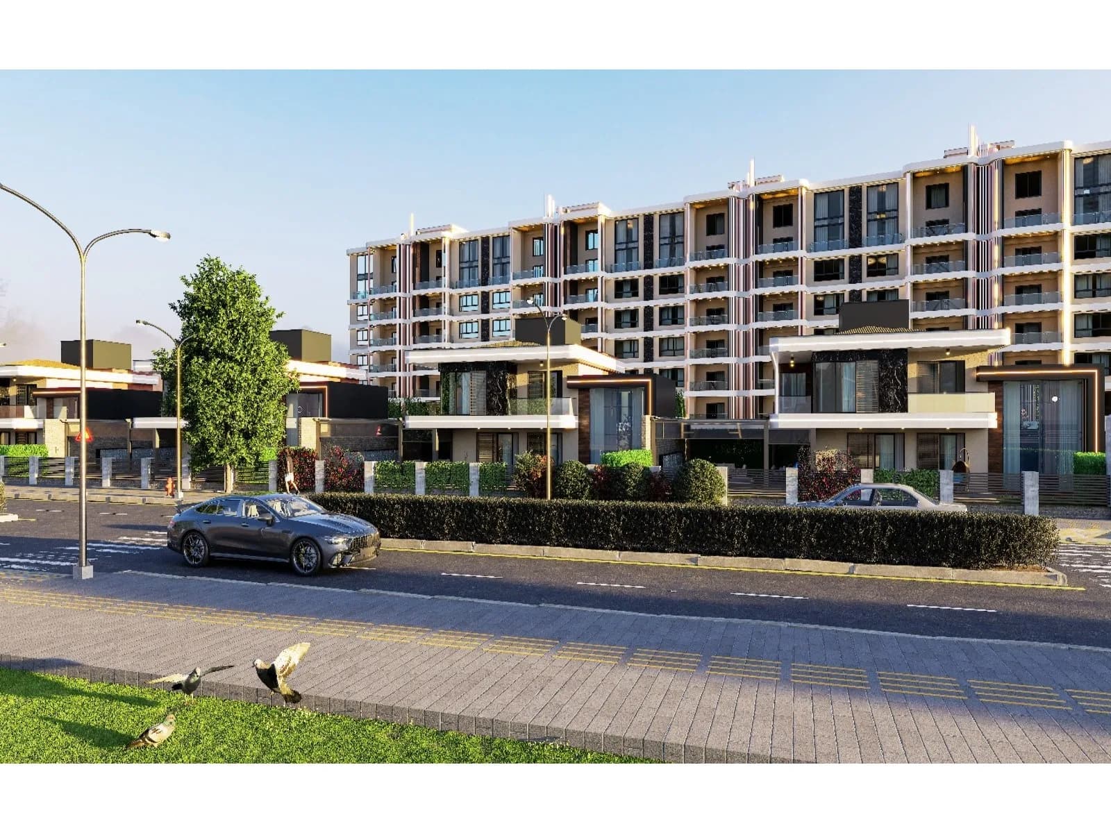 Adres Elegance, Çanakkale — dış cephe görselleştirmesi · 2. görsel