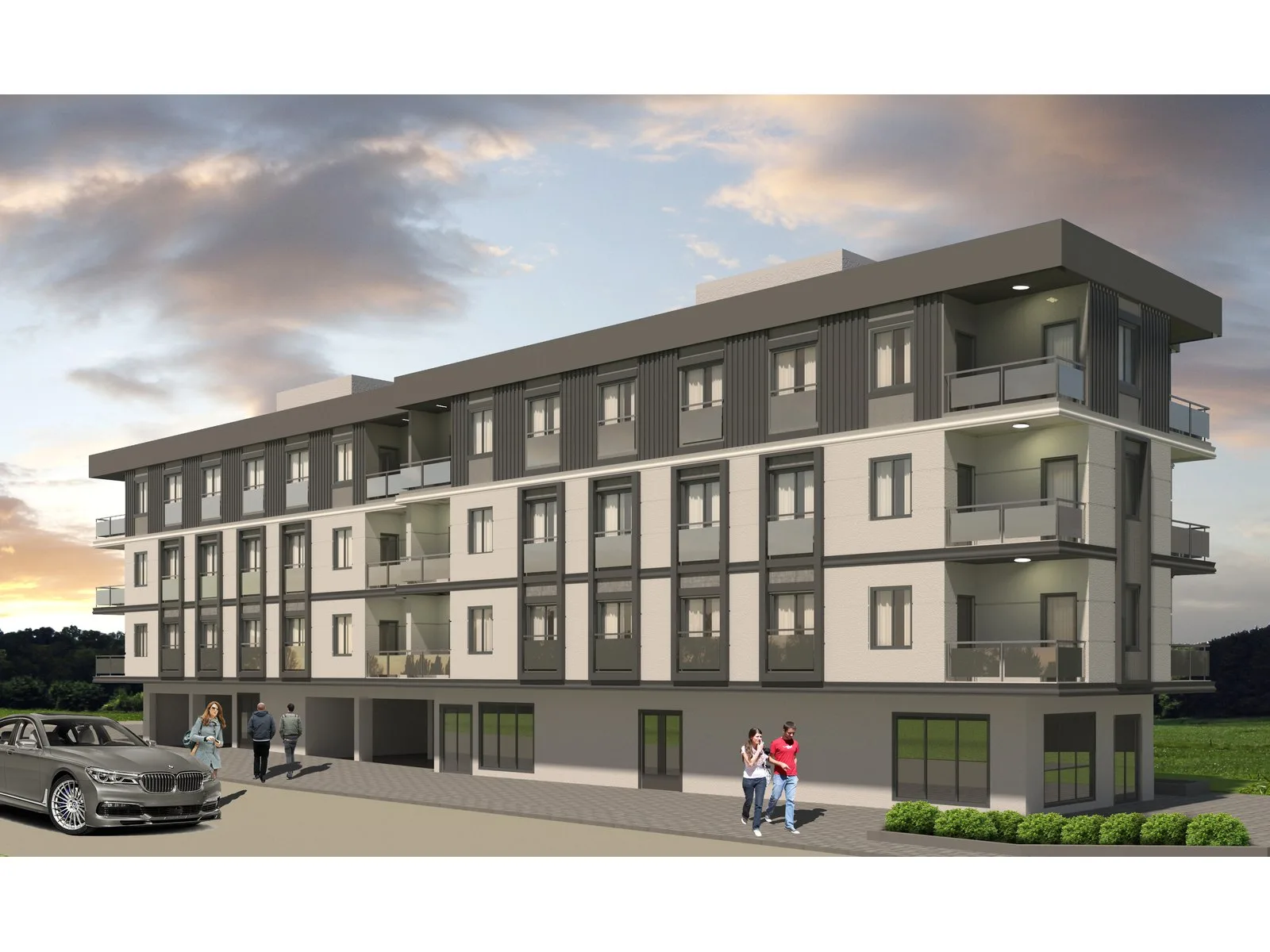 Agora Park Evleri, Nilüfer — dış cephe görselleştirmesi · 3. görsel