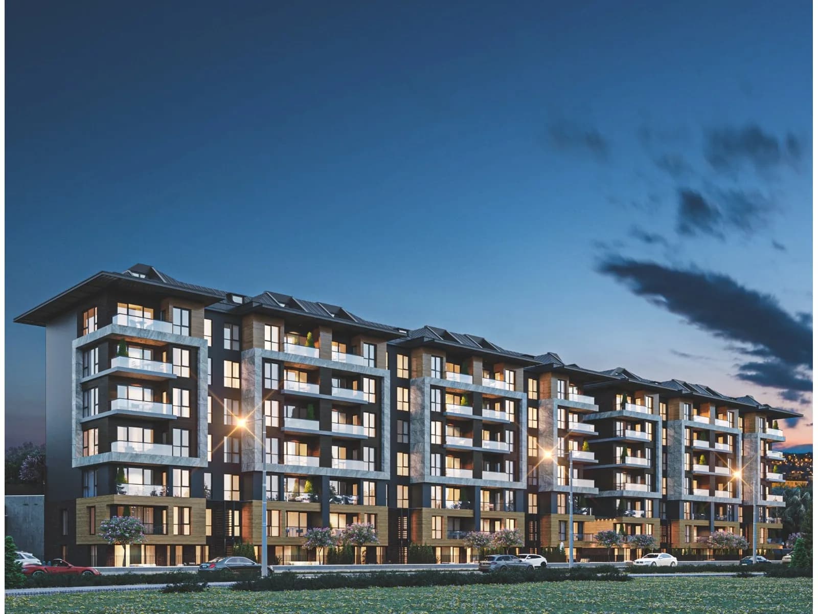 Akdemir Manzara Residence, Pendik — dış cephe görselleştirmesi