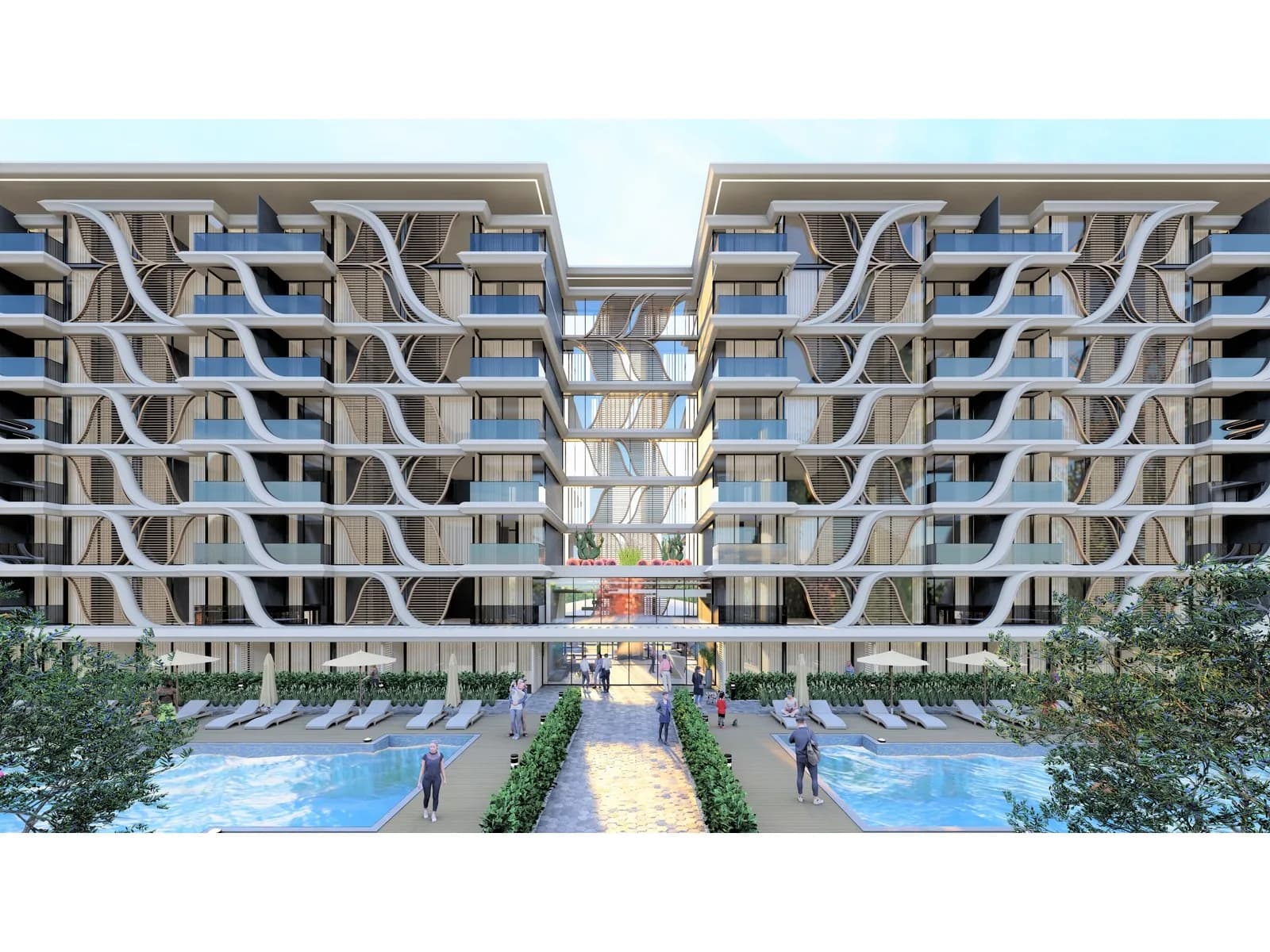 Akropolis Residence, Aksu — dış cephe görselleştirmesi · 2. görsel