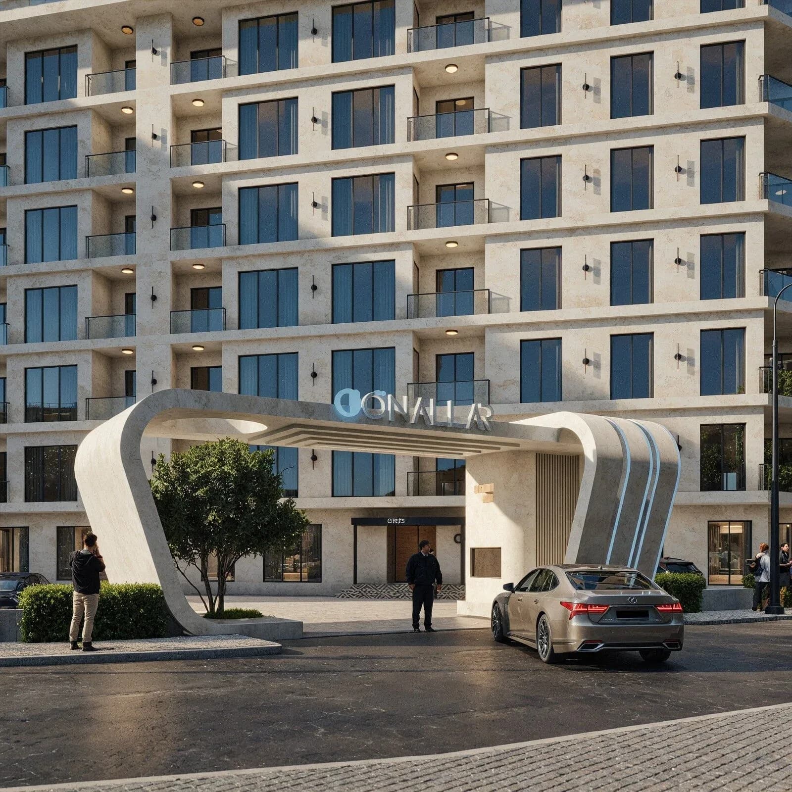 Aksu Akasya Sitesi, Giresun — dış cephe görselleştirmesi · 5. görsel