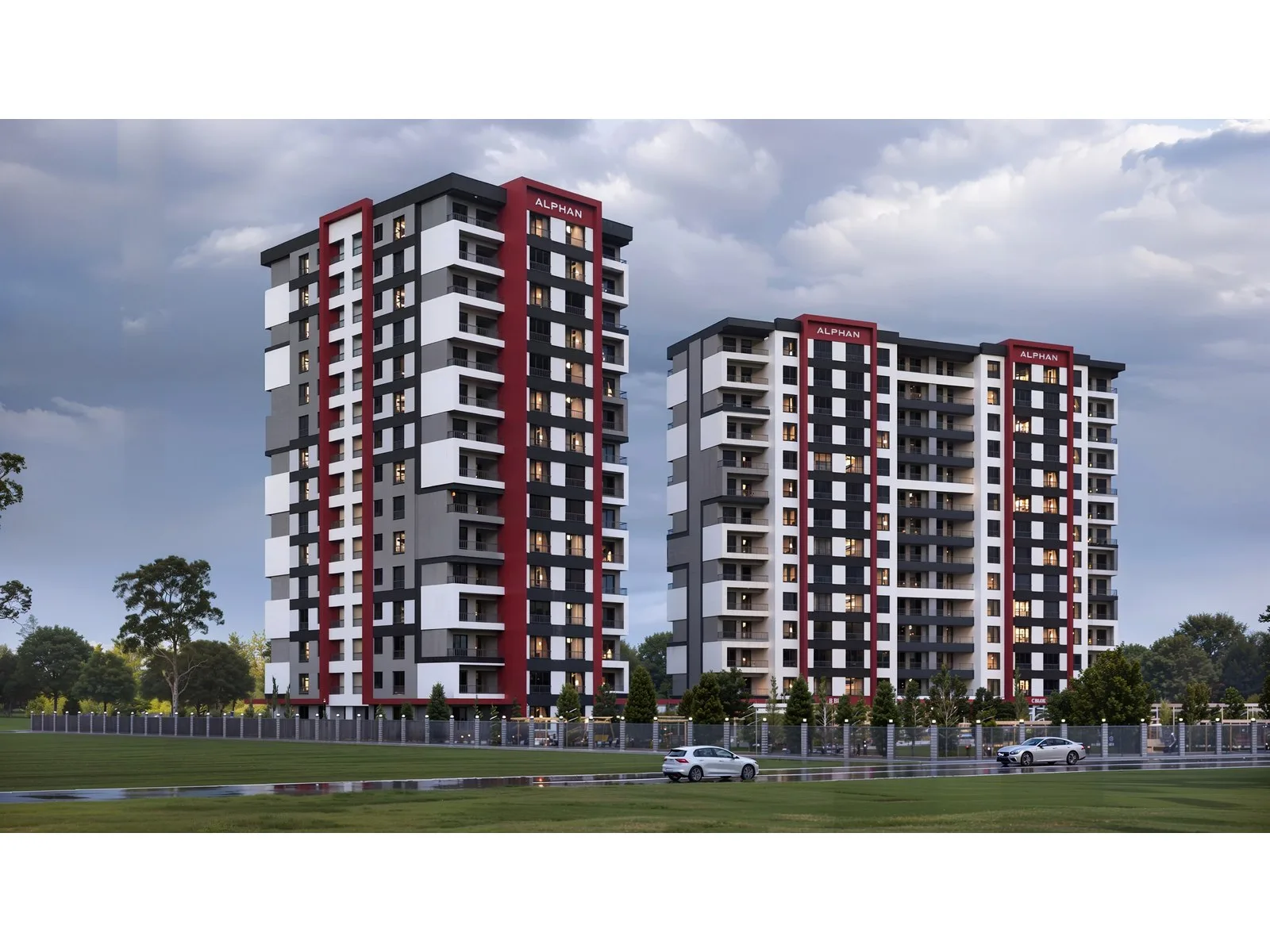 Alphan Florya, Kocasinan — dış cephe görselleştirmesi · 3. görsel