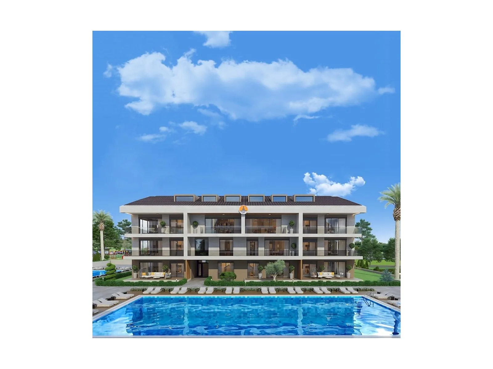 Altınay Terra, Marmaris — dış cephe görselleştirmesi · 3. görsel